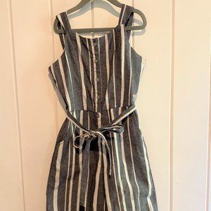 BEBE Girls Striped Romper
